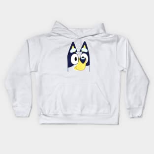 Face Bluey Kids Hoodie